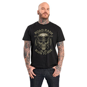 Road Rash T-Shirt Schwarz Gasoline Bandit unter Freizeitbekleidung > T-Shirts & Poloshirt