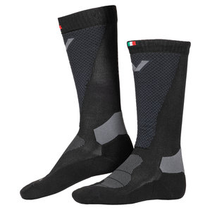 Vanucci VXA-5 Seamless Socken- lang Schwarz Grau unter Stiefel/Schuhe/Socken > Socken